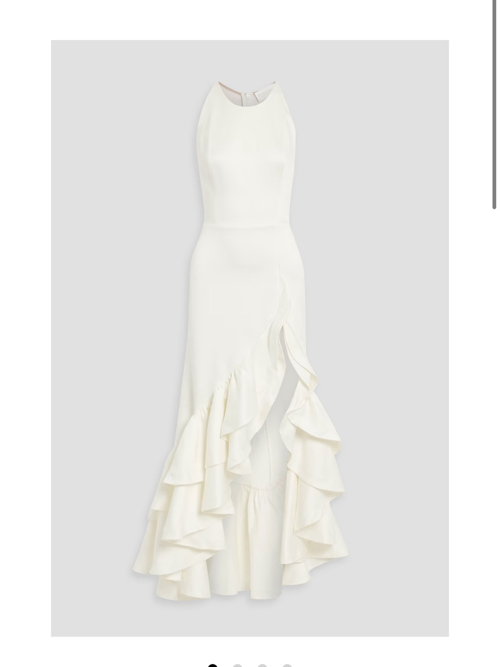 Bronx and Banco Paros Ruffle Maxi Dress